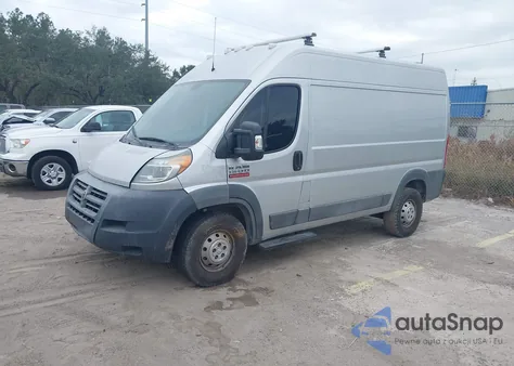 2017 Ram Promaster 1500 High Roof 136 Wb z USA, uszkodzony, nr VIN 3C6TRVBG0HE514791